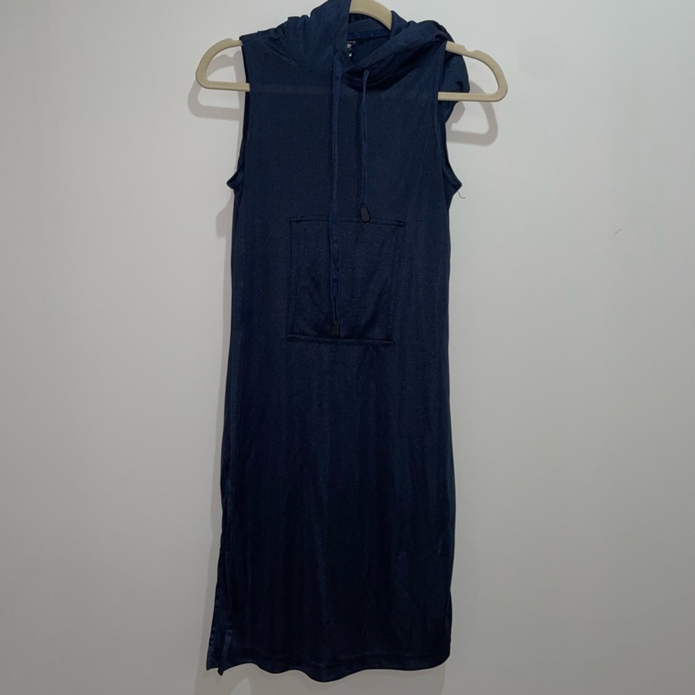 90s nylon hooded dress